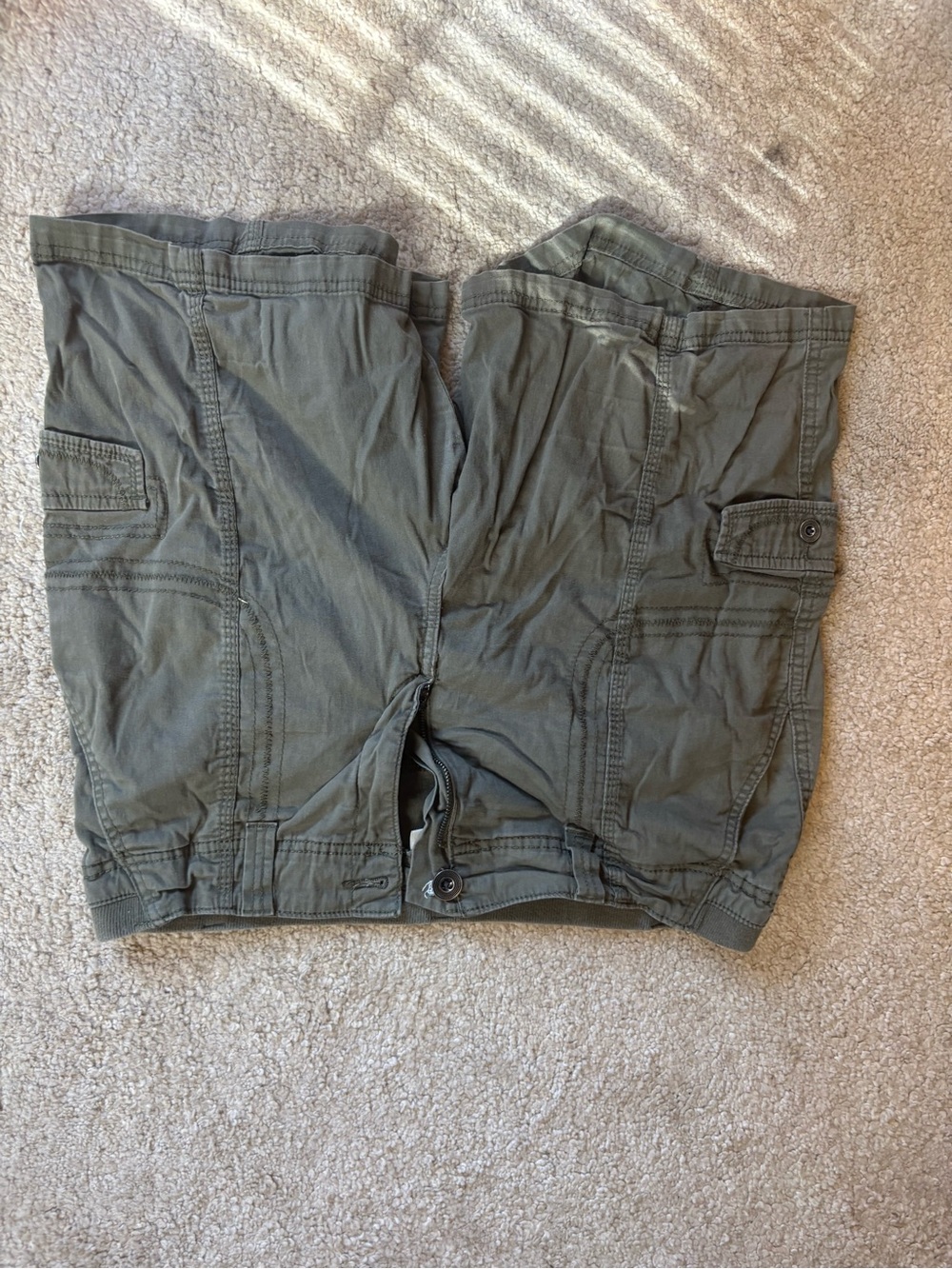 Style & Co. Olive Utility Shorts